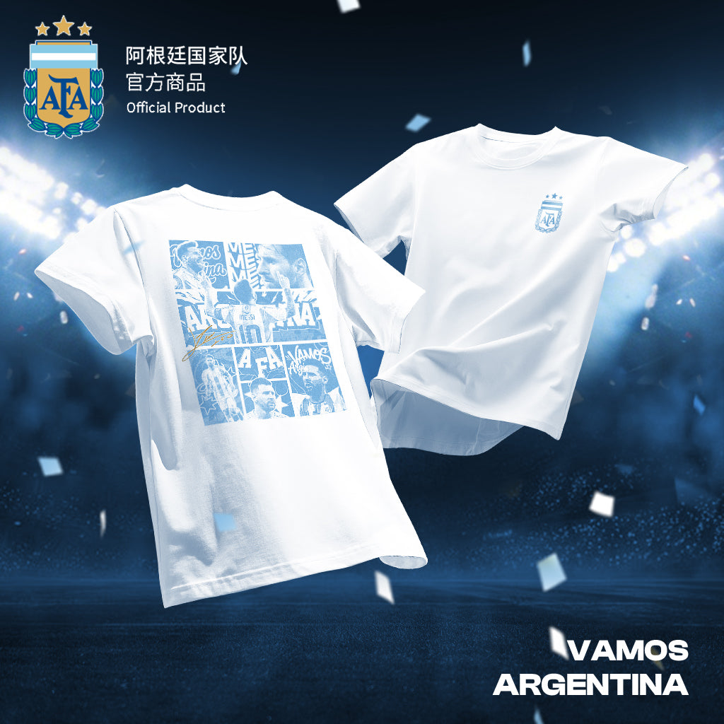 Argentina AFA Photo Collage Tee — White