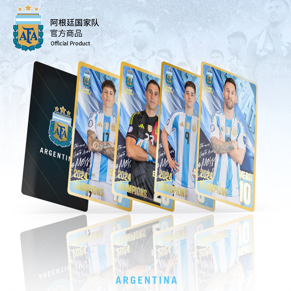 Argentina AFA 2024 Champions Player Card Set