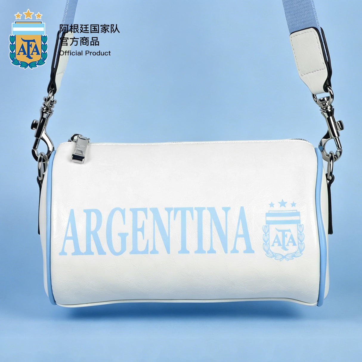 Argentina AFA Messi 10 Mini Barrel Bag