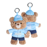 Argentina AFA Messi #10 Plush Teddy Bear Keychain