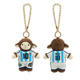 Argentina AFA Messi 10 Lamb Plush Charm
