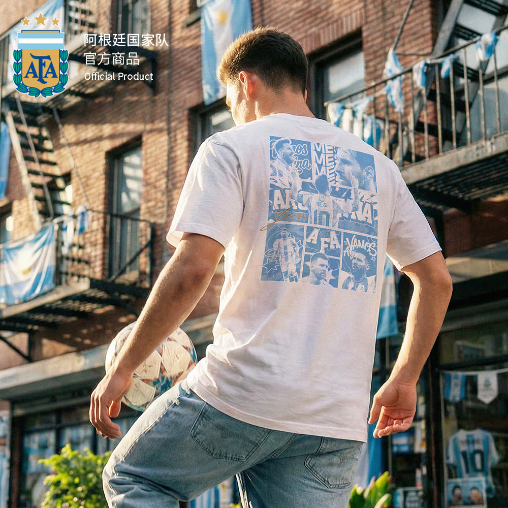 Argentina AFA Photo Collage Tee — White