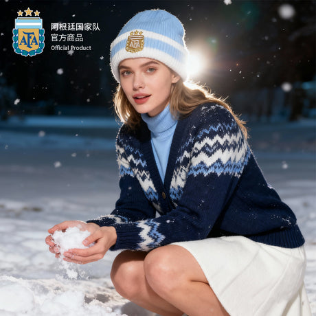 Argentina AFA 3-Star Knit Beanie