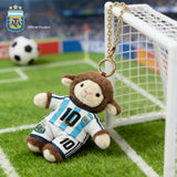 Argentina AFA Messi 10 Lamb Plush Charm