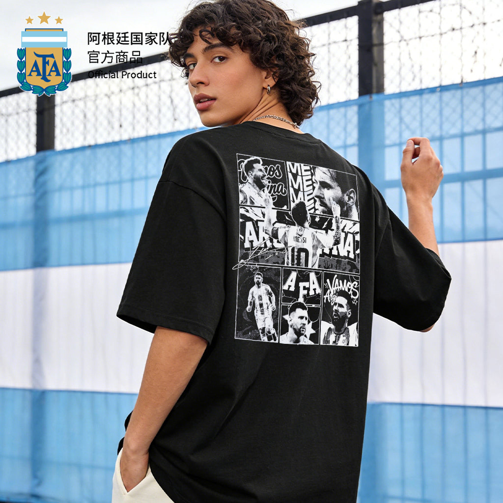 Argentina AFA Photo Collage Tee — Black