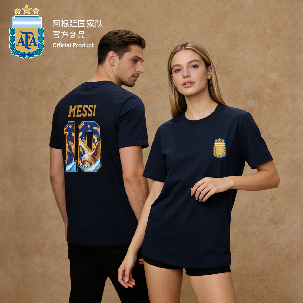 Argentina AFA Messi #10 Gold Edition Tee