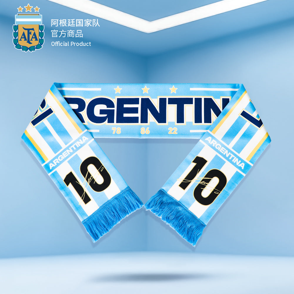 Argentina AFA Messi #10 Fan Scarf