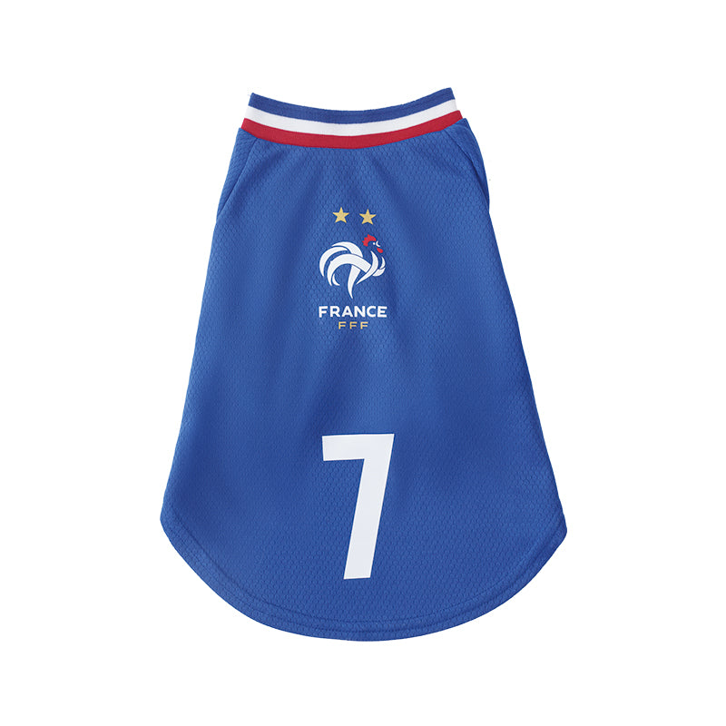 France FFF Pet No.7 Home Jersey - Blue