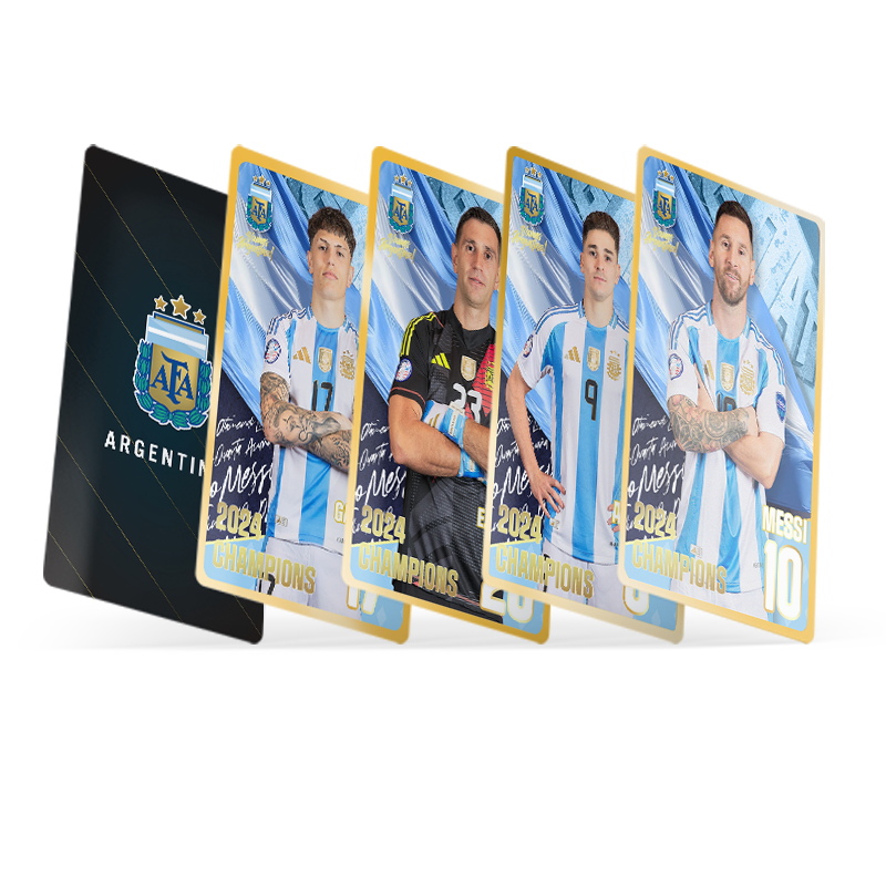 Argentina AFA 2024 Champions Player Card Set