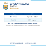 Argentina AFA Messi No.10 Chibi Plush Charm
