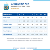 Argentina AFA Messi #10 Gold Stripe T-Shirt