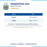 Argentina AFA Player Plush Doll