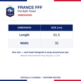 France FFF Pet Bath Towel
