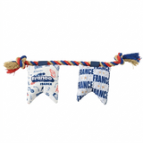 France FFF Pet Flag Cotton Rope Toy