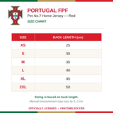 Portugal FPF Pet No.7 Home Jersey - Red