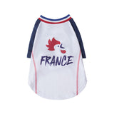 France FFF Pet Raglan T-Shirt